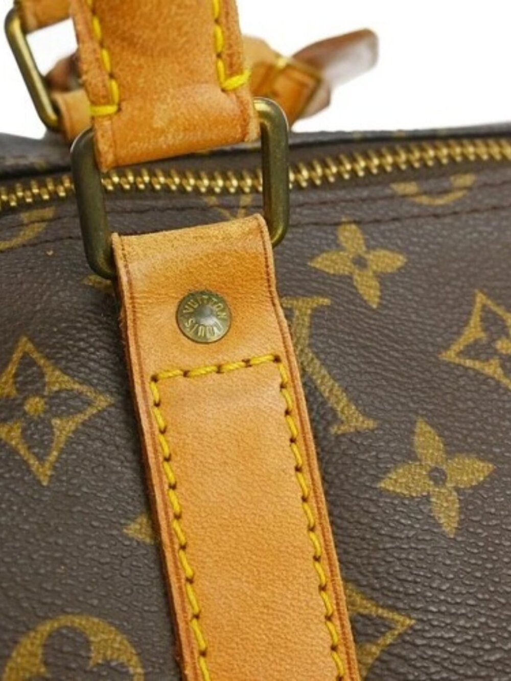 BUYIT03 LOUIS VUITTON KEEPALL 55 TRAVEL HANDBAG MONOGRAM M41424 MI0921 RQ02815 - Picture 9 of 15